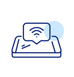 Wifi Icon On A Smartphone Pixel Perfect Editable