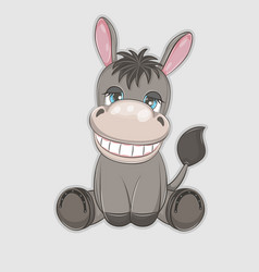 Cute Funny Baby Donkey