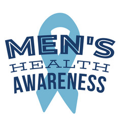 Ribbon Men Health Symbol Blue