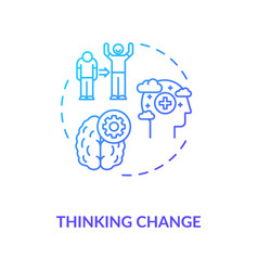 Thinking Change Concept Icon