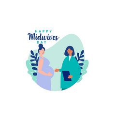 Flat Design International Midwives Day