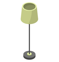 Floor Lamp Icon Isometric Home Light Decoration