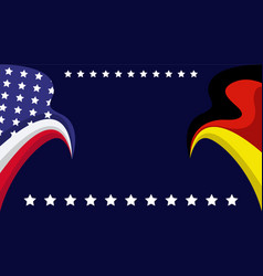 German American Flag Background