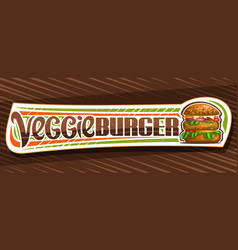 Banner For Veggie Burger