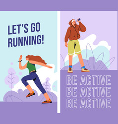 Lets Go Running Live Actively And Healthy