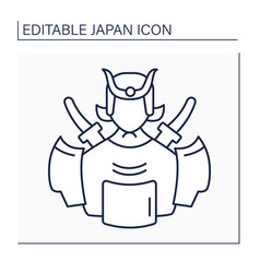 Samurai Line Icon