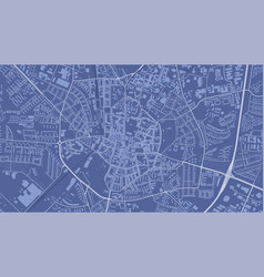 Blue Lund Map City In Sweden Streetmap Municipal