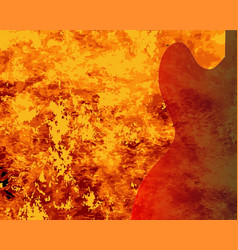 Fire Guitar Background