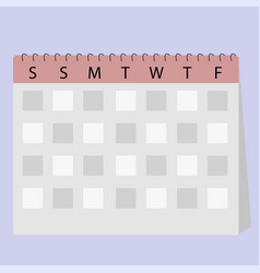 Weekly Simple Calendar Icon