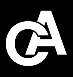 Ca Letter Logo