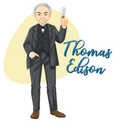 Thomas Edison Cartoon Character