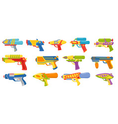 Colorful Water Weapon Kids Plastic Toy Guns