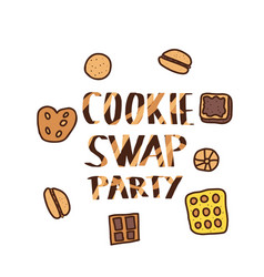 Cookie Swap Lettering Concept Design