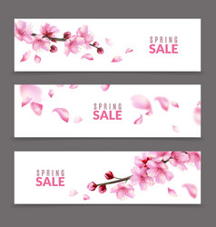 Sakura Banners Spring Japanese Cherry Flower