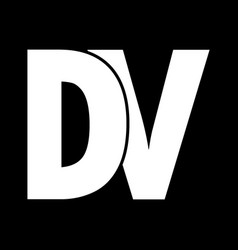 Dv Letter Logo