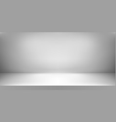 Empty White Color Studio Room Background Product