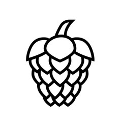 Hops Beer Production Line Icon