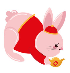 Cartoon Rabbit Chinese New Year