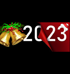 Happy New Year 2023 Christmas Composition