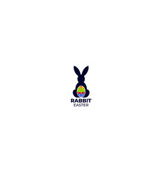 Rabbit Easter Logo Design