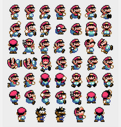 Super Mario World Pixelated Retro Video Game