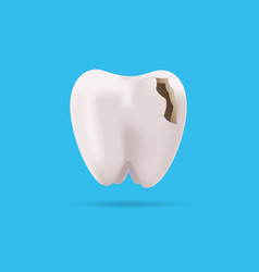 Cracked Tooth 3d Realistic