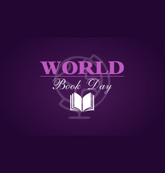 World Book Day Unique Text Design