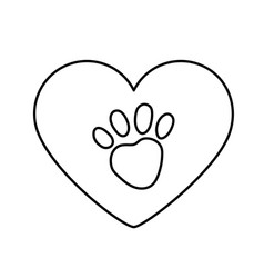 Heart With Pawprint