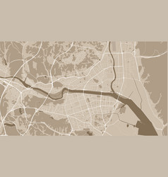 Ulsan Map City In South Korea Streetmap Municipal