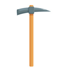 Handle Pick Axe Icon Cartoon Shaft Plant