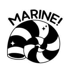 Marine Doodle Outline Icon Eps 10 File