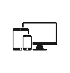 Responsive Design Icon And Computer Phone Tablet