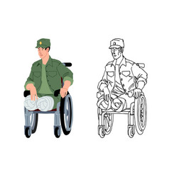 A Disabled Veteran Of The War Legless Soldier