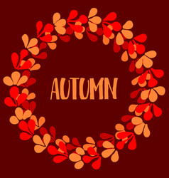 Hello Autumn Wreath Card