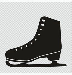 Ice Skate Shoe Black Symbol