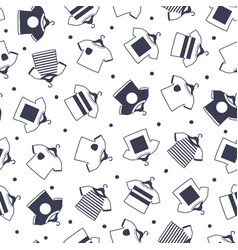 Casual Shirt Closet Heaven Seamless Pattern