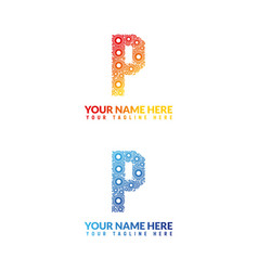 P Letter Logo Or Text And Word