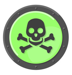 Poison Warning Green