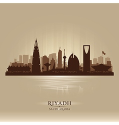 Riyadh Saudi Arabia City Skyline Silhouette