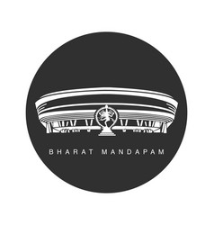 Bharat Mandapam Pillared Hall In India