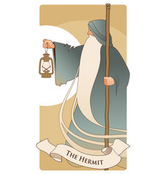 Major Arcana Tarot Cards Hermit Old Man