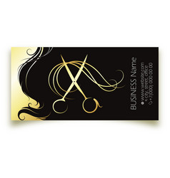 Beautiful Business Card For Beauty Salon And Hair