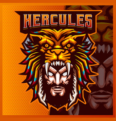 Hercules Heracles Mascot Esport Logo Design