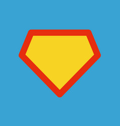 Super Man Shield Icon Comic Hero