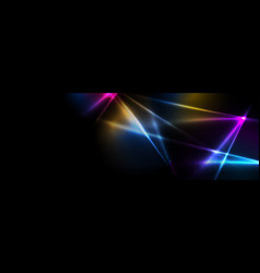 Abstract Colorful Laser Show Neon