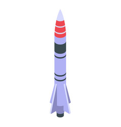 Explosive Missile Icon Isometric Craft Air