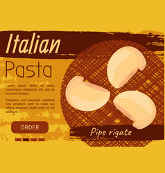 Italian Pasta National Cuisine Cafe Banner Design