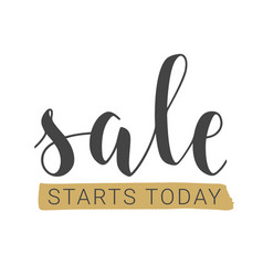 Lettering Of Sale Starts Today