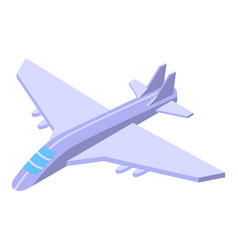 Airplane Nuclear Weapon Icon Isometric War