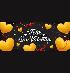 Feliz San Valentin Lettering